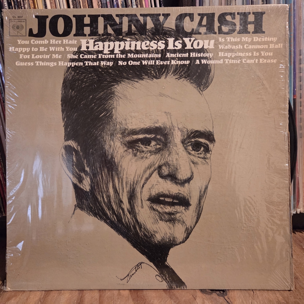 Johnny Cash 'Happiness Is You' Vinyl Record mono